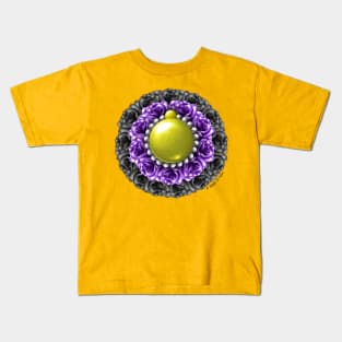 Pride Rosette - Non-Binary Kids T-Shirt